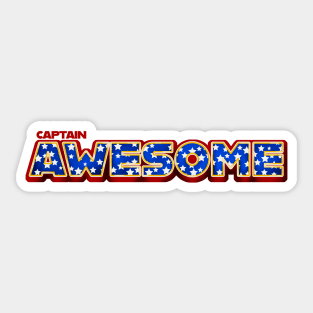 Captain Awesome Sticker